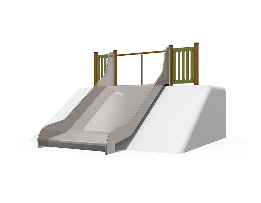 HRN-GW3430 마운딩 2인용 스틸 미끄럼틀(H1200)