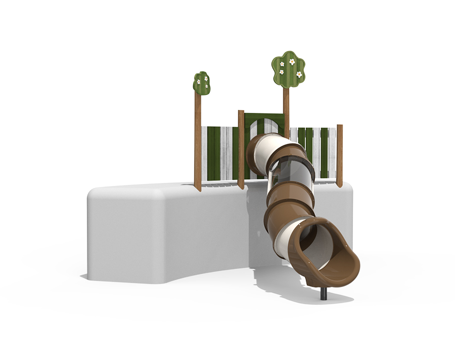 HRN-GR3431 마운딩 원통 미끄럼틀(H1500)